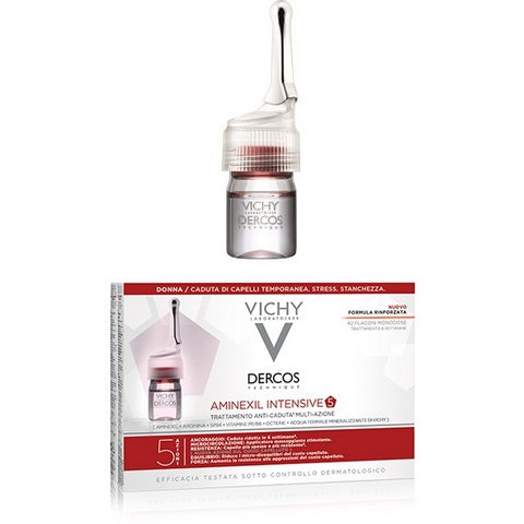 Dercos Aminexil 5 Trattamento Anticaduta Donna 42 Fiale