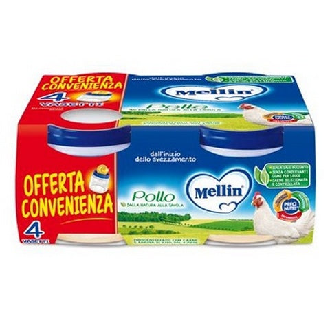Mellin Omogeneizzato Pollo 4x80g