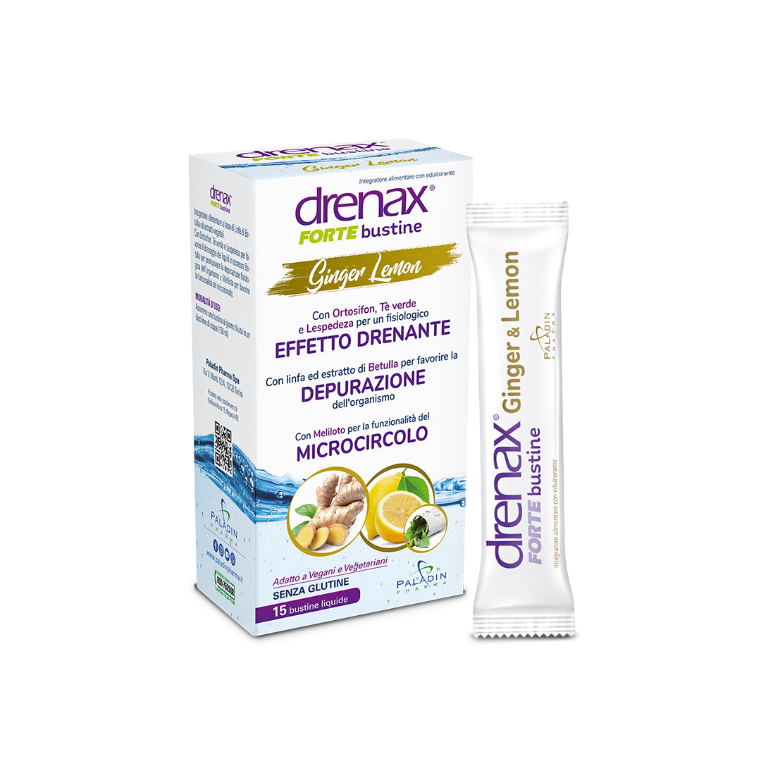 Drenax Forte Ginger Lemon 15 Stick Pack