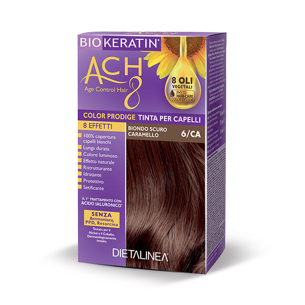 Biokeratin Ach8 Tinta Biondo Scuro Caramello 6/ca