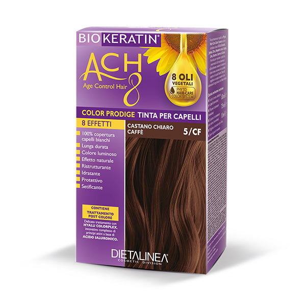 Biokeratin Ach8 Tinta Capelli Castano Chiaro Caffe' 5/cf
