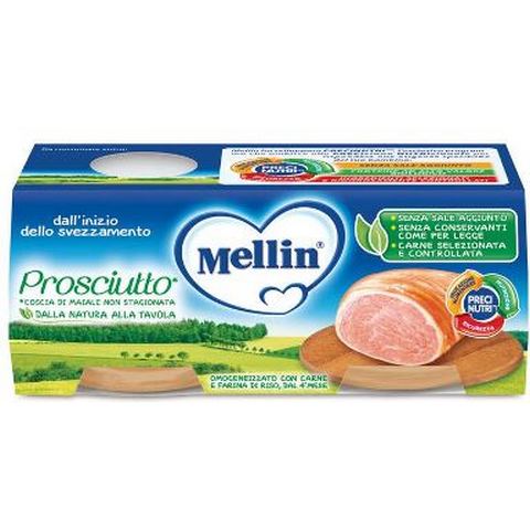 Mellin Omogeneizzato Prosciutto 4x80g