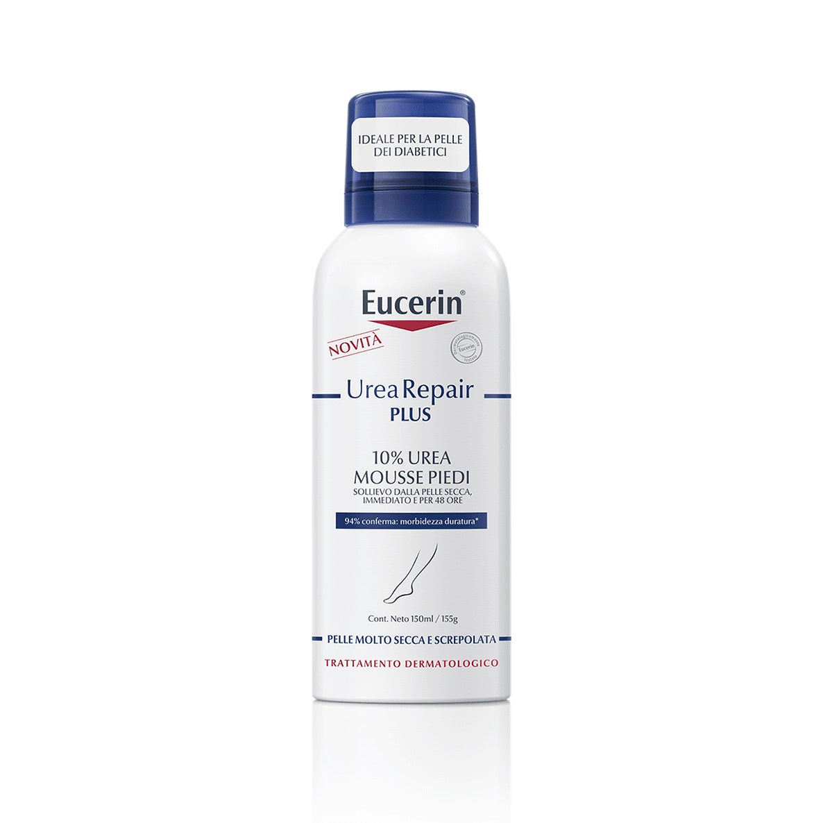 Eucerin Urearepair Plus 10% Urea Mousse Piedi 150ml