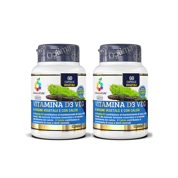 Vitamina D3 Veg 120 Capsule 1+1 Colours