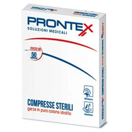 Prontex Garza In Cotone 20x20 Cm 50 Pezzi