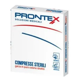 Prontex Compresse Garza Sterili Cotone 15x15 cm 50 Pezzi