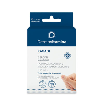 DERMOVITAMINA RAGADI 8 CEROTTI