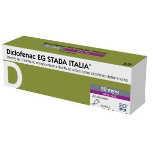 Diclofenac Eg Strada Italia 20 Mg/g Gel 60g