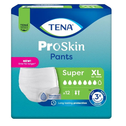 Tena Proskin Pants Super Xl 12 Pezzi