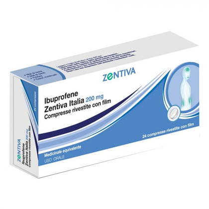 Ibuprofene Zentiva Italia 200mg 24 Compresse Rivestite