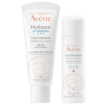 Avene Hydrance Uv Ricca Crema 40ml + Acqua Termale Spray
