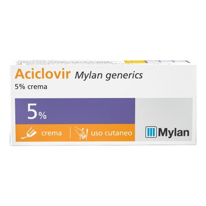 Aciclovir Mylan Generics 5% Crema