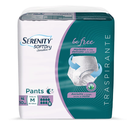 Serenity Soft Dry Pants Maxi M 10 Pezzi