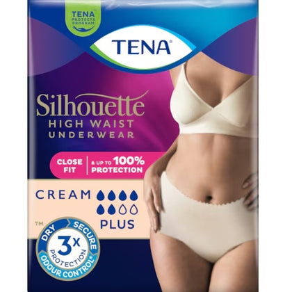 Tena Silhouette Plus Creme Vita Alta L 8 Pezzi