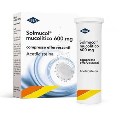 Solmucol Mucolitico 600 Mg 30 Compresse Effervescenti