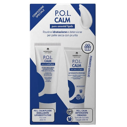Pol Calm Fluido Emolliente 200ml + Detergente Cremoso 100ml