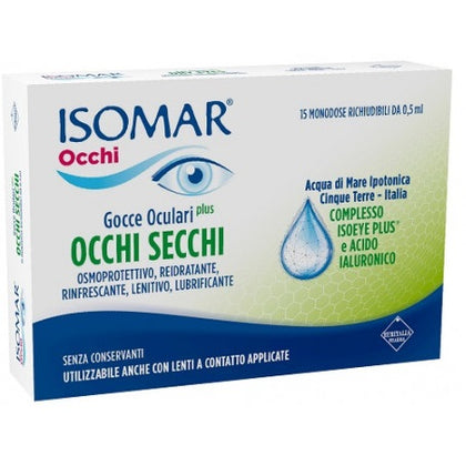 Isomar Gocce Oculari Plus Occhi Secchi 15 Flaconcini
