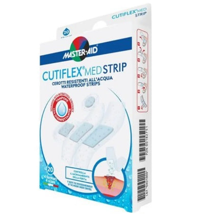 Master Aid Cutiflex Med Strip Cerotti Resistenti Acqua