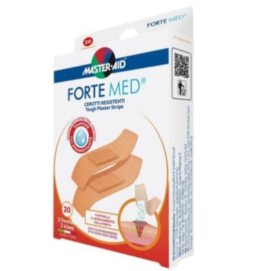Master Aid Forte Med Cerotti Resistenti 2 Formati 20 Pezzi
