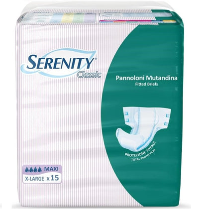 Serenity Classic Pannolone Mutandina Xl Maxi 15 Pezzi