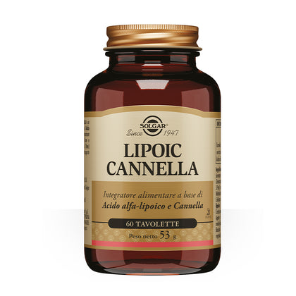 Solgar Lipoic Cannella 60 Tavolette