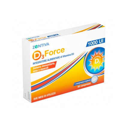 D3 Force Zentiva 1000ui 60 Compresse