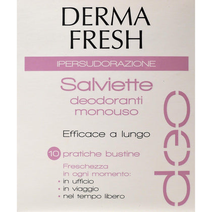 Dermafresh Ipersudorazione 10 Salviette