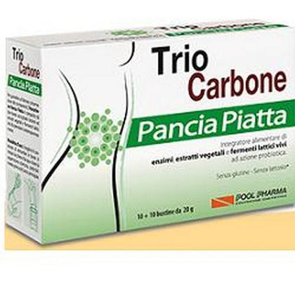 Triocarbone Pancia Piatta 10+10 Buste