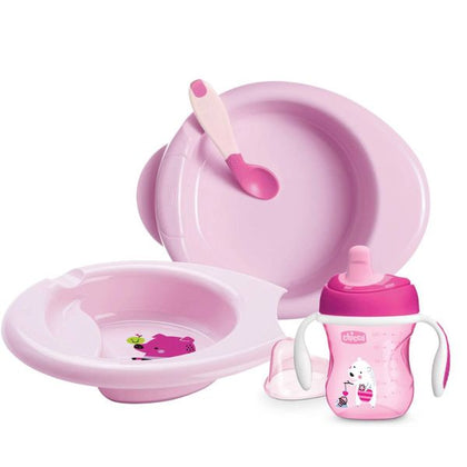 Chicco Set Prima Pappa 6m+ Rosa