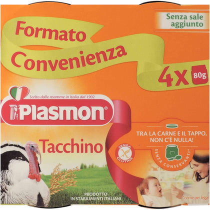 Plasmon Omogeneizzato Tacchino 4x80g