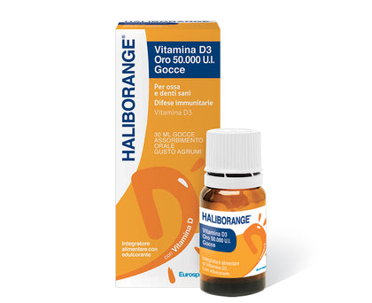 Haliborange Vitamina D3 Oro 50.000 Ui Gocce 30ml