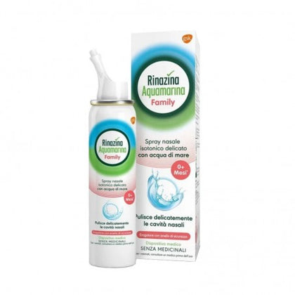 Rinazina Aquamarina Family Spray Nasale Isotonico 0+ 100ml