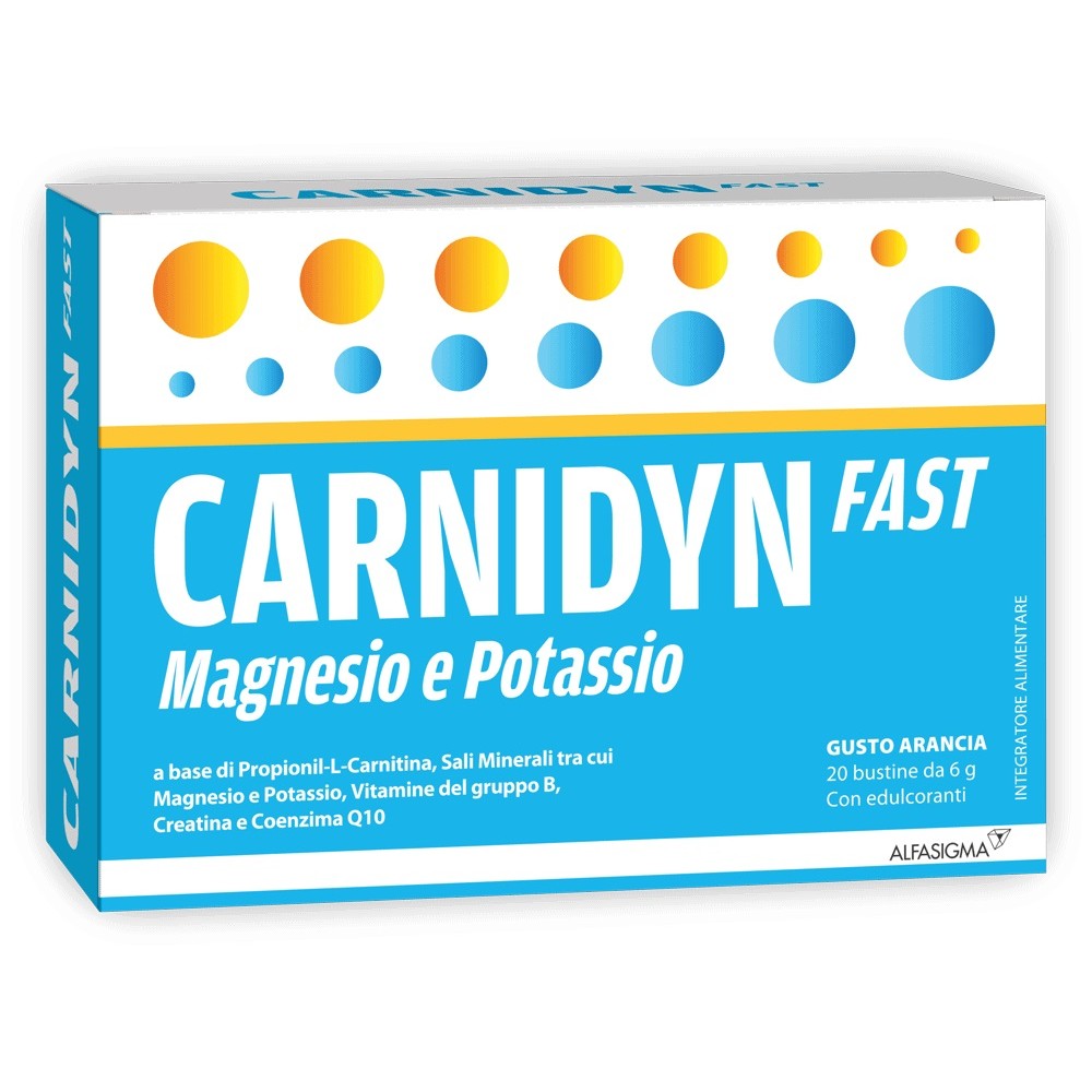 Carnidyn Fast Fast Magnesio E Potassio 20 Bustine