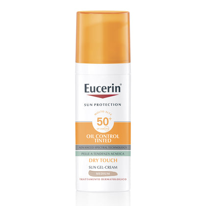 Eucerin Sun Oil Control Tinted Crema Gel Colorata 50ml