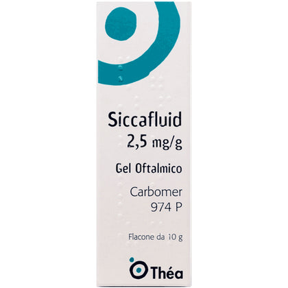 Siccafluid Gel Oftalmico 10g 2,5mg/g