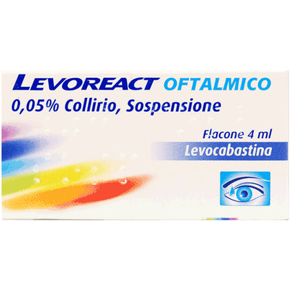Levoreact Oftalmico Collirio 4ml 0,05%