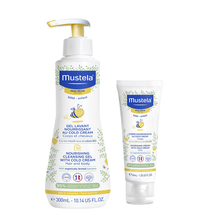 Mustela Detergente Nutriente Alla Cold Cream+crema Viso