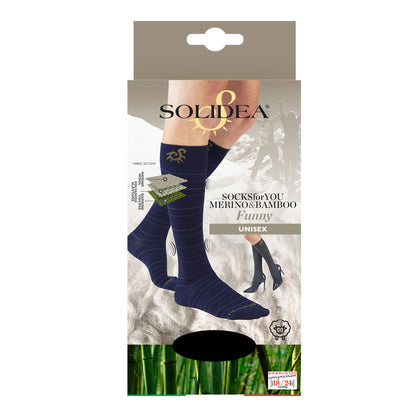 Solidea Socks For You Merino Bamboo Funny Nero S