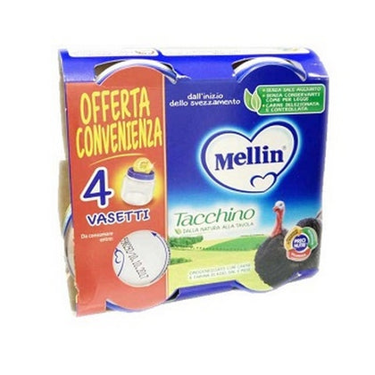 Mellin Omogeneizzato Tacchino 4x80g