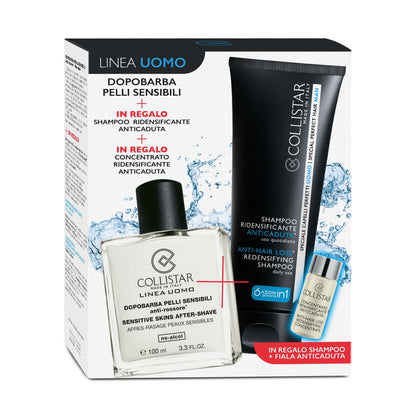 Collistar Uomo Dopobarba P/sens+shampoo Caduta+fiala Caduta