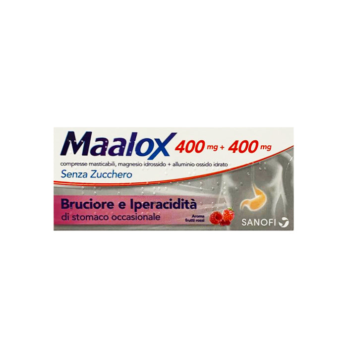 Maalox Senza Zucchero 30 Compresse Masticabili