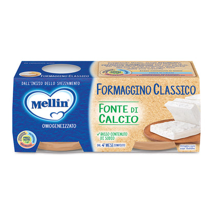 Mellin Omogeneizzato Formaggino Classico 2x80g