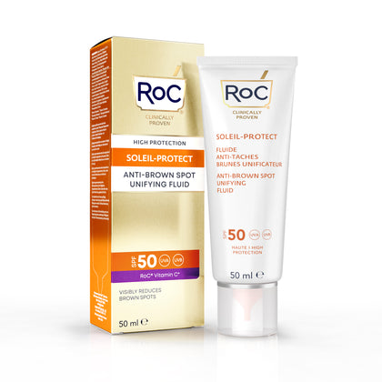 Roc Soleil Protect Fluido Solare Viso Spf50+ 50Ml