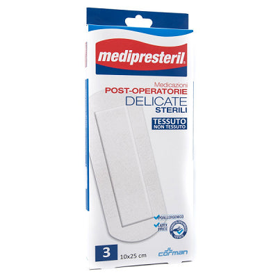 Medipresteril Cerotto Post Operatorio Tnt 10x25cm 3 Pezzi
