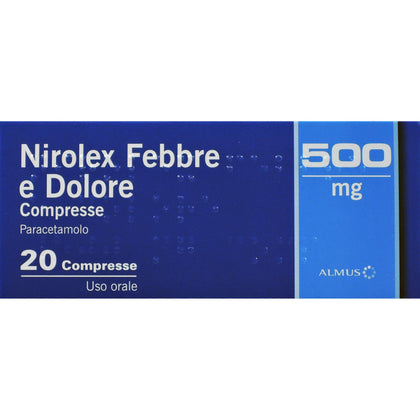 Almus Srl Nirolex Febbre E Dolore 500mg 20 Compresse