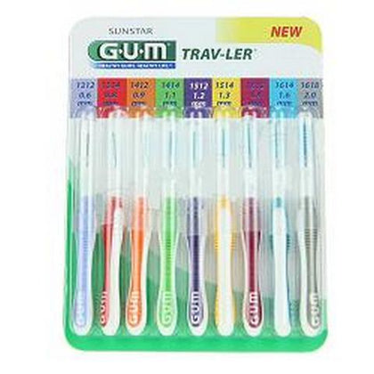 Gum Traveller Kit Scovolini 9 Pezzi