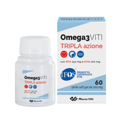 Omega 3 Viti Tripla Azione 60 Perle