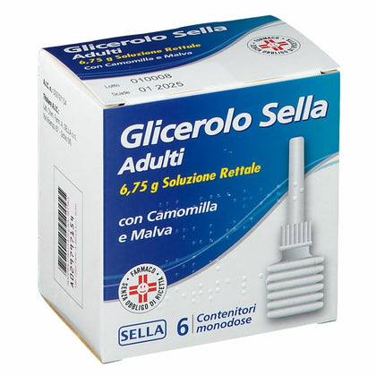 Glicerolo Sella 6 Microclismi Adulti 6,75g