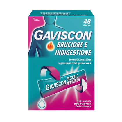 Gaviscon Bruciore E Indigestione 48 Bustine