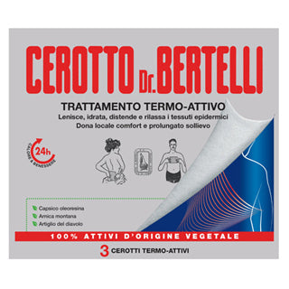 Cerotto Dr. Bertelli Trattamento Termo-attivo 3 Pezzi